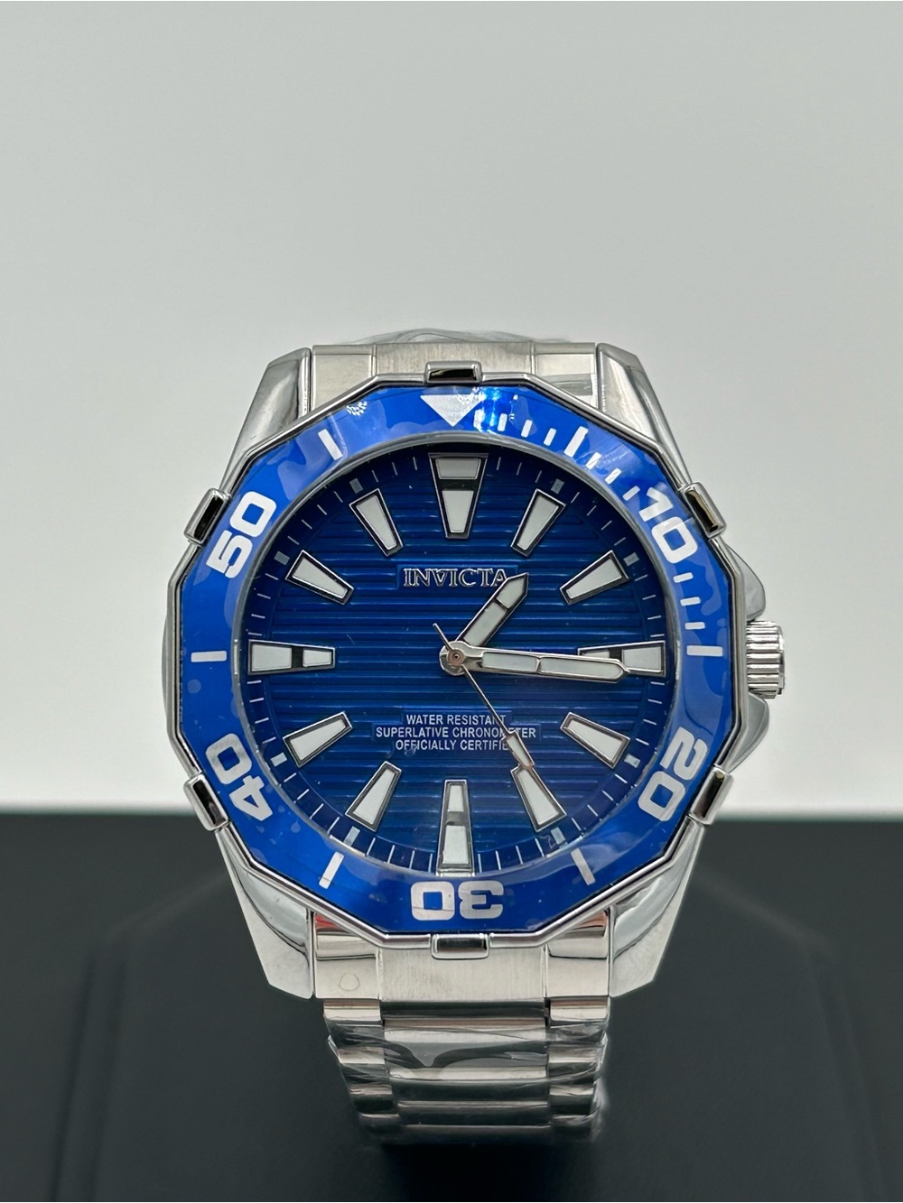 Invicta Men’s Stainless Steel Diver Meridian Watch Model 69243